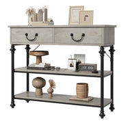 Small Entryway Table with 2 Drawers Frugal Finds Galore