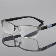 Unisex Anti Blue Rays Computer Glasses: Alloy Half Frame Blue Light Coating Eyewear Frugal Finds Galore