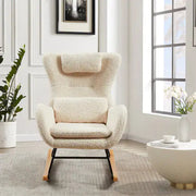 Modern Rocking Chair with High Backrest Frugal Finds Galore