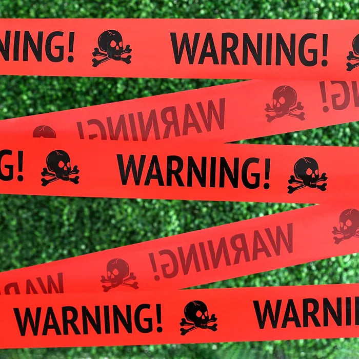 Halloween Warning Caution Tape