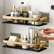 Wall Mounted Shower Caddy - No Drilling Organizer Frugal Finds Galore