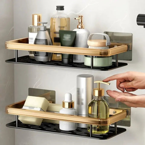 Wall Mounted Shower Caddy - No Drilling Organizer Frugal Finds Galore