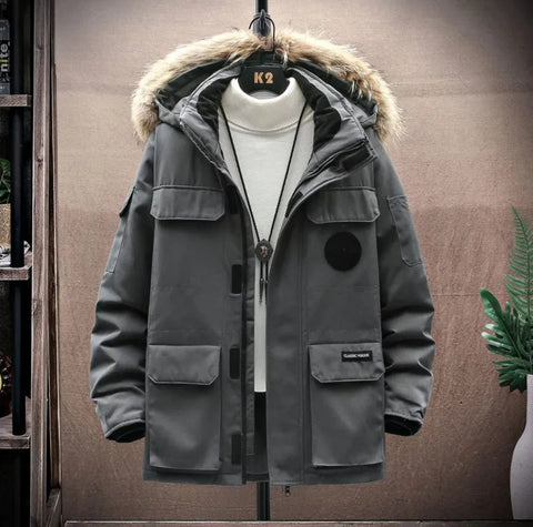 Men's Tooling Parker Down Jacket Frugal Finds Galore