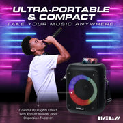 Portable Karaoke Machine with 2 Wireless Microphones Frugal Finds Galore