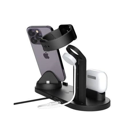 15W 4-in-1 Wireless Charger for Phones, Earbuds, Watches Frugal Finds Galore