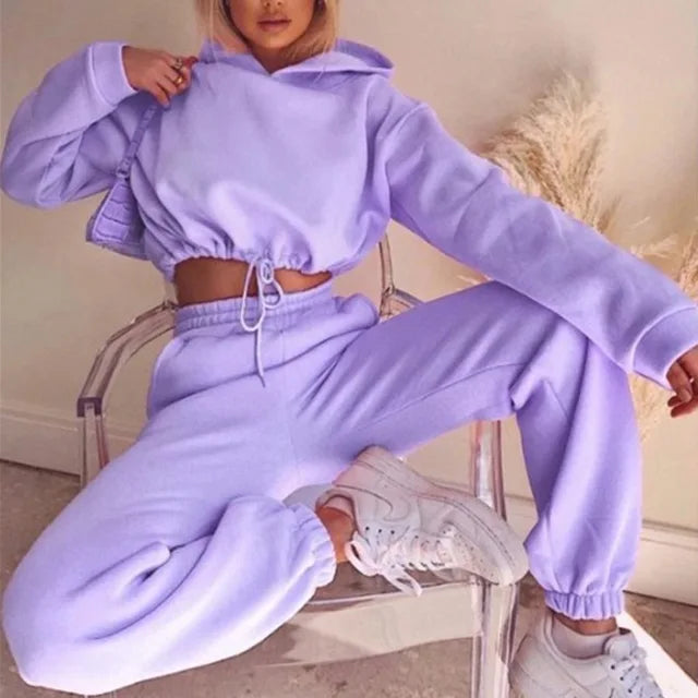 Two Piece Set Women Tracksuit