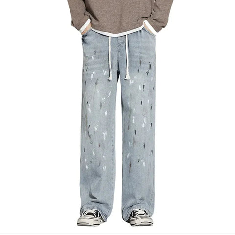 Retro Graffiti Distressed Jeans Frugal Finds Galore