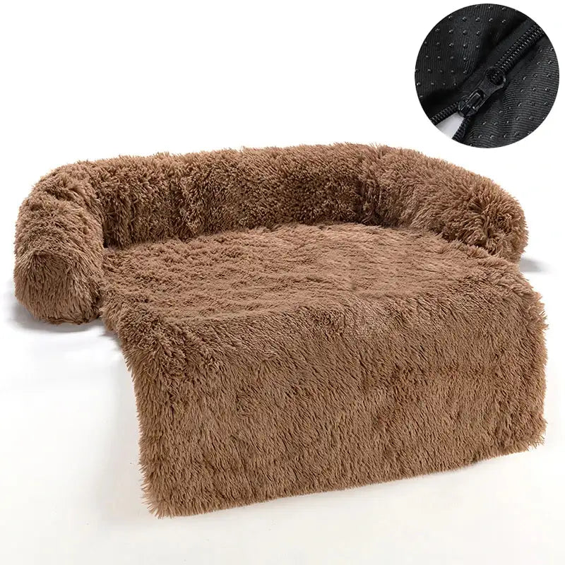 Washable Plush Dog Bed