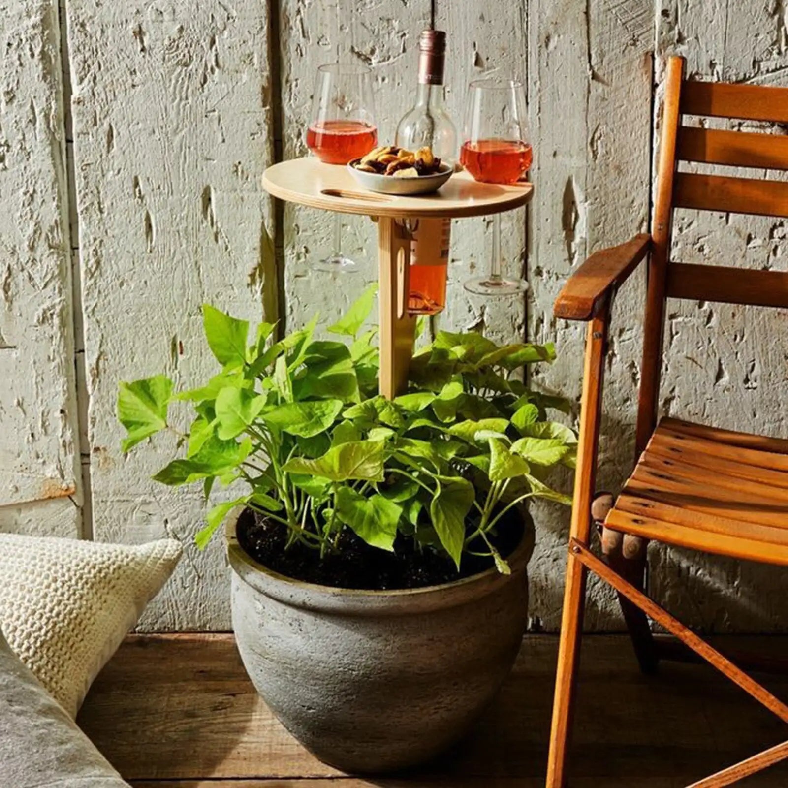 Portable Wine Table For Outdoor Picnics