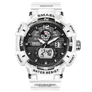 Luminous Men's Outdoor Chronograph Alarm Clock Watch Frugal Finds Galore