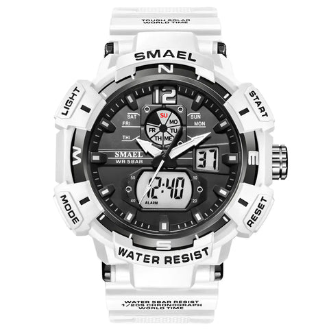 Luminous Men's Outdoor Chronograph Alarm Clock Watch Frugal Finds Galore