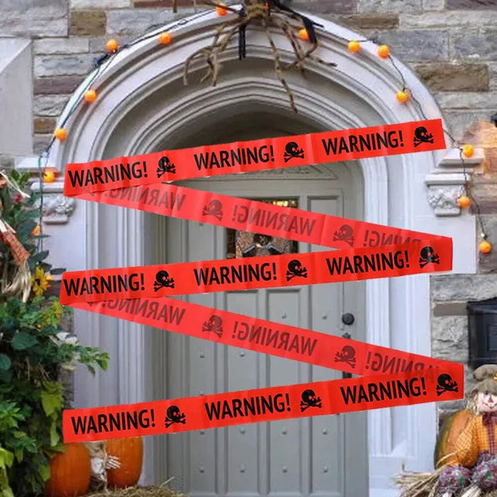 Halloween Warning Caution Tape