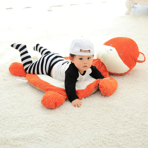 Plush Cute Cartoon Elephant and Fox Baby Play Mat Frugal Finds Galore