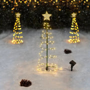Christmas Tree Decoration Outdoor Courtyard Lighting Frugal Finds Galore