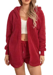 Women's Cozy Plush Loungewear Set Frugal Finds Galore