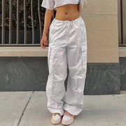 Women's Casual American Overalls with Tied Pockets Frugal Finds Galore