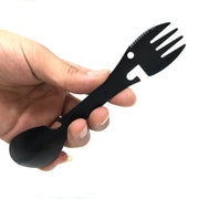 Portable Camping Cutlery Set - Stainless Steel Utensils Frugal Finds Galore