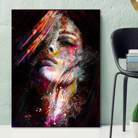 Abstract Figure Canvas Art for Modern Living Room Decor Frugal Finds Galore