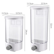 Wall-Mounted Food Storage Container and Cereal Dispenser Frugal Finds Galore