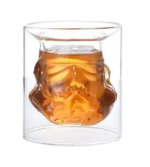 Storm Trooper Helmet Decanter & Wine Glass Set