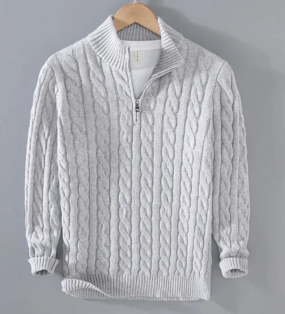 Zip Knit Sweater Frugal Finds Galore