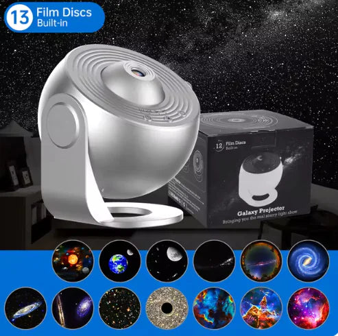 Galaxy Projector Night Light – 360° Rotating