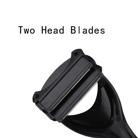 Foldable Two-Head Back Hair Shaver Frugal Finds Galore