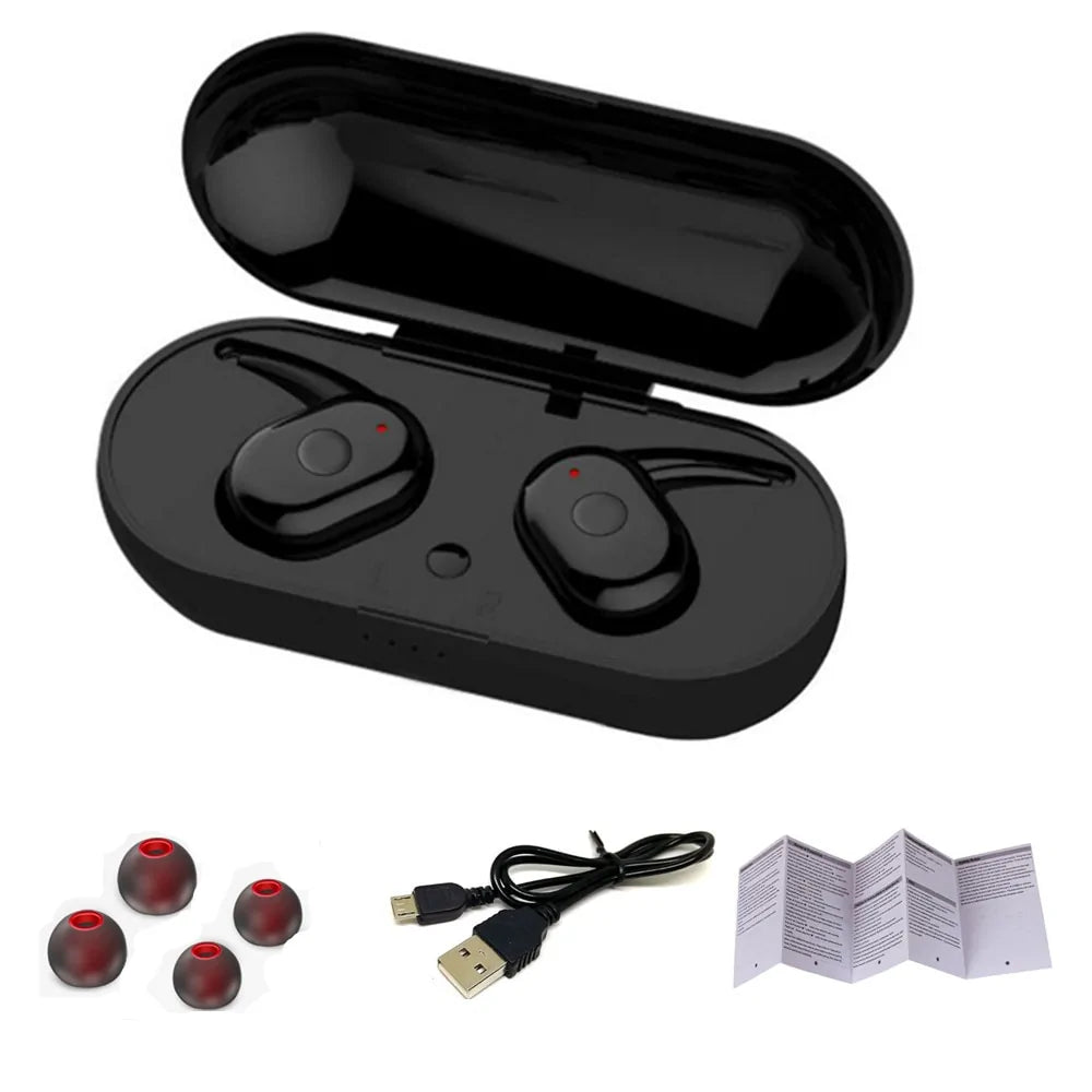 5.0 Touch Control Bluetooth Headphones Waterproof