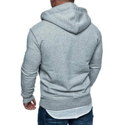 Men's Fashion Zip Pocket Drawstring Sport Hoodie Frugal Finds Galore