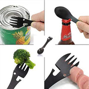 Portable Camping Cutlery Set - Stainless Steel Utensils Frugal Finds Galore