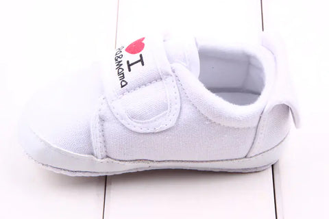 Baby Shoes with Heart Stickers - Toddler Walking Shoes Frugal Finds Galore