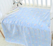 Pure Cotton 6-Layer Baby Bath Towel Blanket, 110cm Frugal Finds Galore