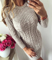 Twisted Knit Dress - Knitted Dress Collection Frugal Finds Galore