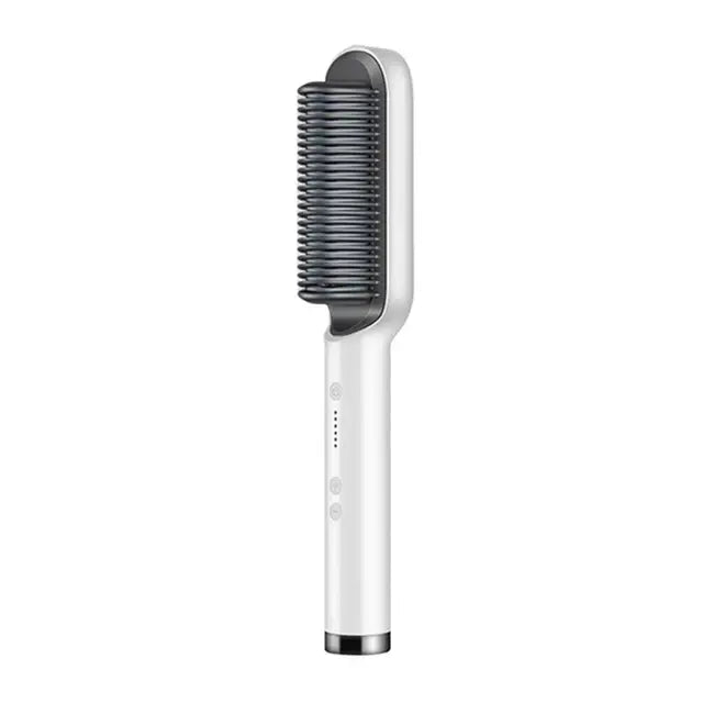 Electric Professional Hair Straightening Brush With LCD Display