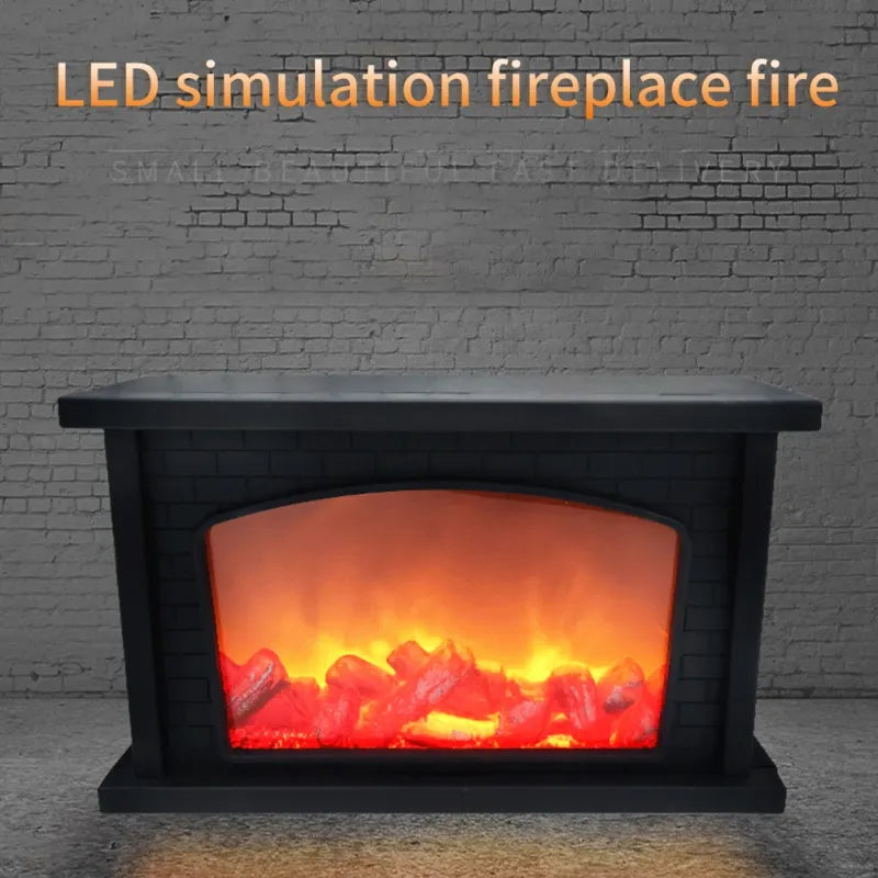 Simulation fireplace light