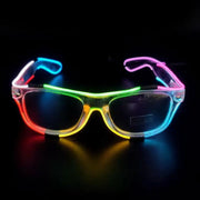 Glow in the Dark Multi-Color LED EL Wire Light-Up Glasses Frugal Finds Galore