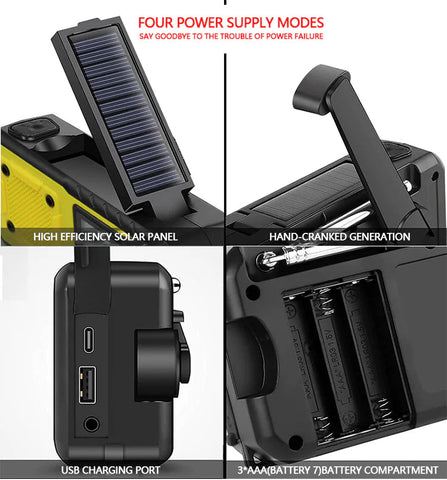 Outdoor Waterproof Emergency Solar Radio Frugal Finds Galore