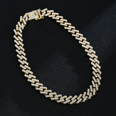 Full Diamond Inlaid Necklace Frugal Finds Galore
