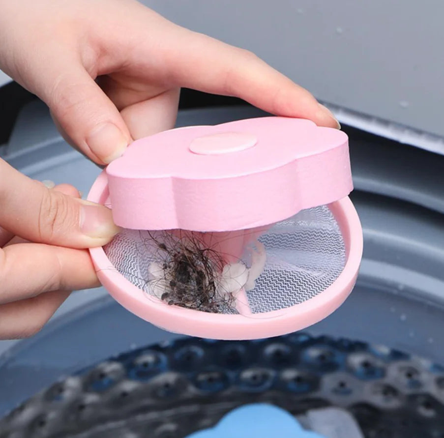 2 Pcs Floating Pet Fur Catcher For Washing Machine