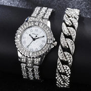 Diamond Crystals Watch and Bracelet Set Frugal Finds Galore