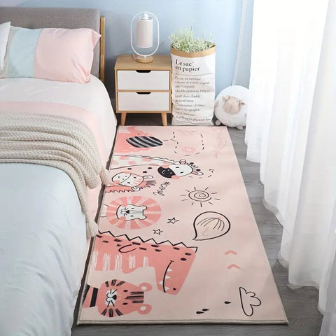 Modern Minimalist Faux Cashmere Rug Frugal Finds Galore