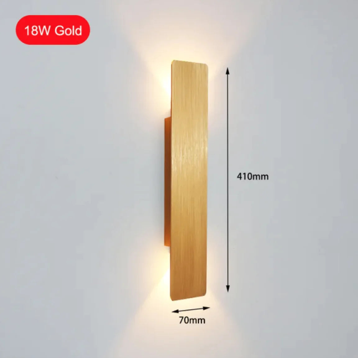 Modern 6W LED Indoor Wall Lamp for Bedroom and Living Room