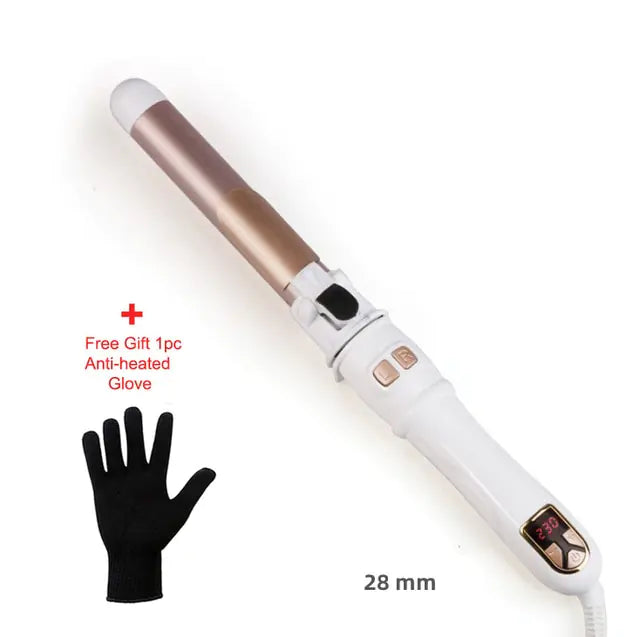 28/32mm Ceramic Barrel Automatic Rotating Hair Curler