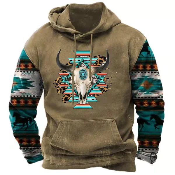 Men's Digital Print Streetwear Sports Hoodie