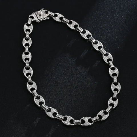 Full Diamond Inlaid Necklace Frugal Finds Galore