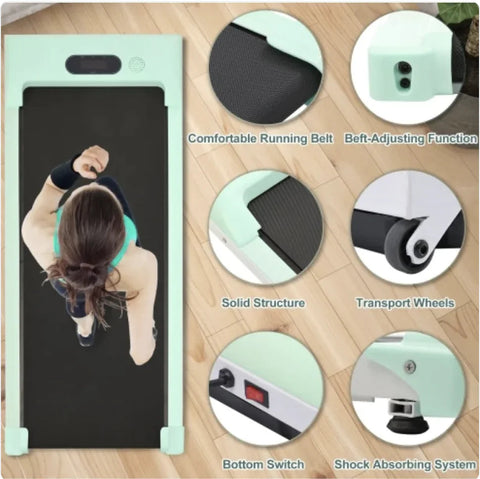 2-in-1 Under Desk Electric Treadmill 2.5HP with Remote Control Frugal Finds Galore