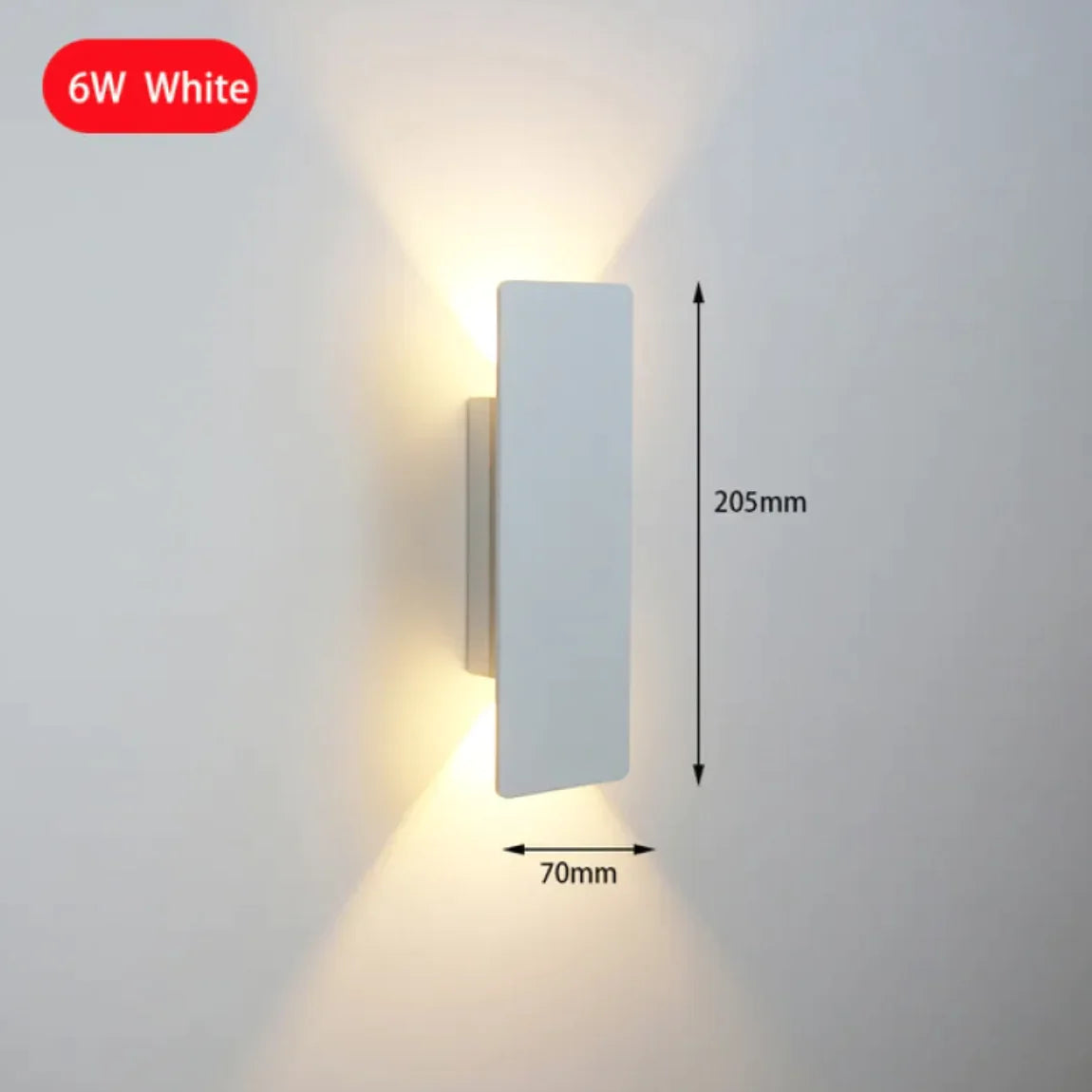 Modern 6W LED Indoor Wall Lamp for Bedroom and Living Room