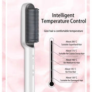 5-Setting PTC Electric Hair Straightening Brush Frugal Finds Galore