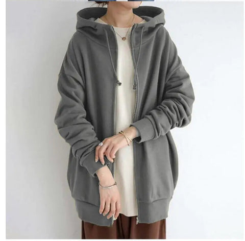 Women's Fuzzy Full-Zip Sport Pullover Hoodie Frugal Finds Galore