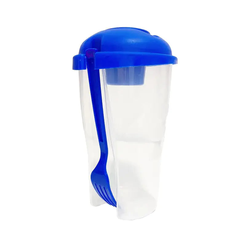 Cup Container with Fork Set